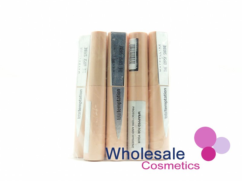 9 x Maybelline X The Gypsy Shrine Total Temptation Midnight Black Mascara - SILVER CASE